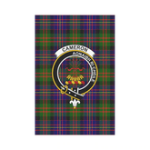 Clan Cameron Tartan Crest Garden Flag MJ15 Clan Cameron Tartan Today